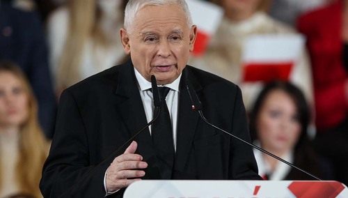 Prezes PiS Jarosław Kaczyński