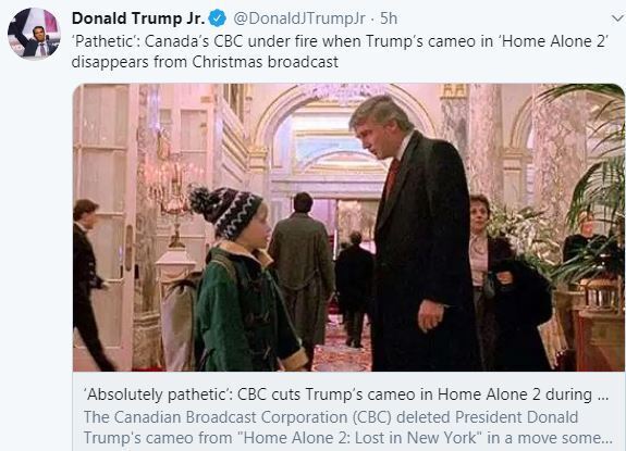 Twitt Donalda Trumpa Jr.