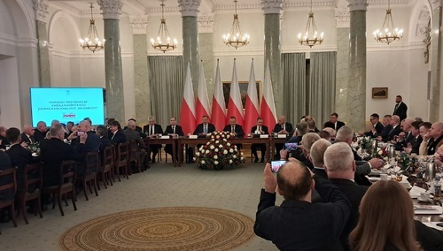 Spotkanie Prezydenta RP z Komisją Krajową NSZZ "Solidarność"