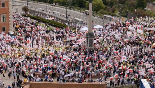 Wielka demonstracja Solidarności "Precz z Zielonym Ładem"