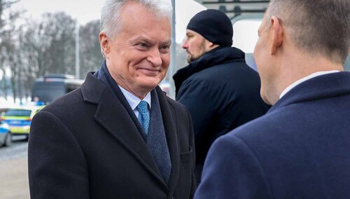 Prezydent Litwy Gitanas Nausėda