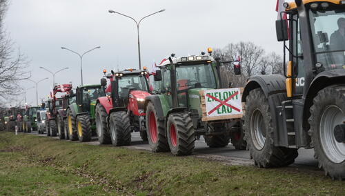protest rolników