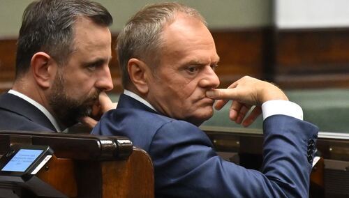  Wicepremier Władysław Kosiniak-Kamysz oraz premier Donald Tusk