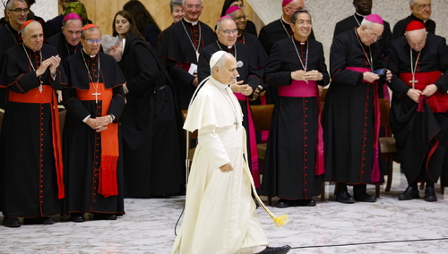 Aula św. PAwła VI. Leon XIV