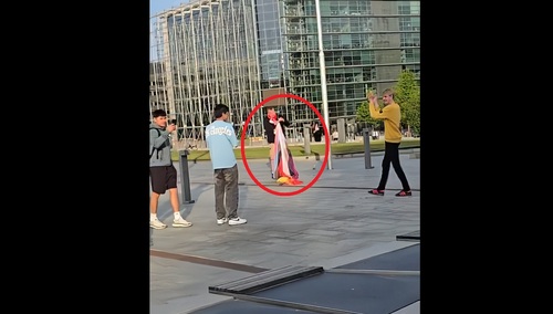 Polski kibic miał ściągnąć flagę LGBT w Helsinkach