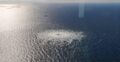 Wyciek gazu z uszkodzonego rurociągu Nord Stream