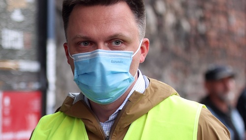 Lider Ruchu Polska 2050 Szymon Hołownia