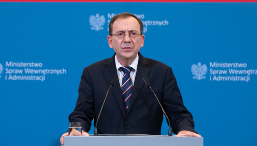 Szef MSWiA Mariusz Kamiński