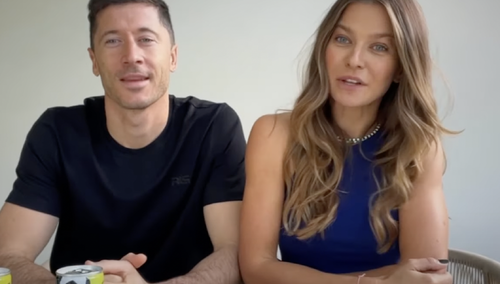 Robert Lewandowski i Anna Lewandowska