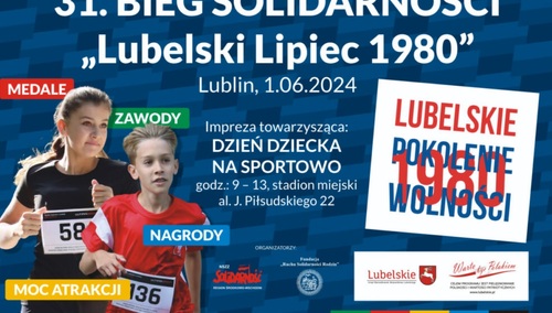 Ruszyły zapisy na Bieg Solidarności „Lubelski Lipiec 1980”