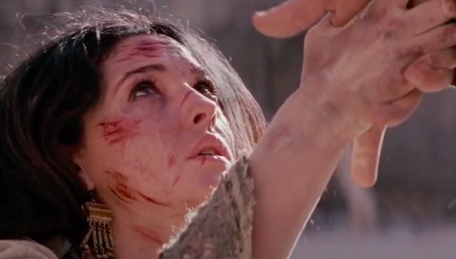 Jezus i Maria Magdalena. Kard z filmu "Pasja"