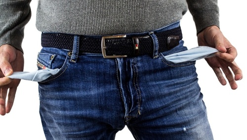 Puste kieszenie. Ilustracja poglądowa 