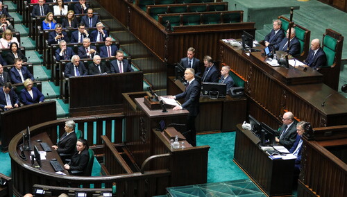 Pierwsze posiedzenie Sejmu. Prezydent Duda: Będę stał na straży najważniejszych osiągnięć ostatnich ośmiu lat