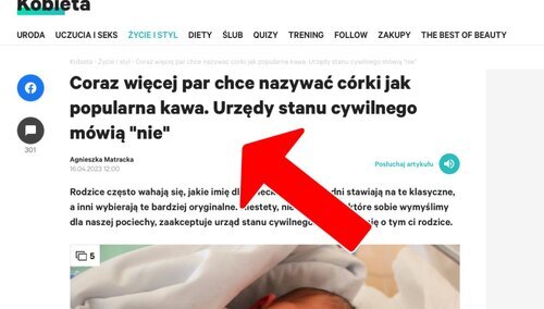 Artykuł opublikowany w serwisie Gazeta.pl