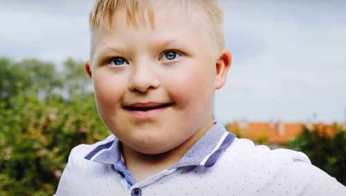 Krzyś z Zespołem Downa