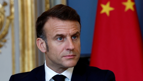 Prezydent Francji Emmanuel Macron