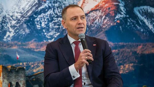 Prezydent Karol Nawrocki w Tomaszowie Lubelskim