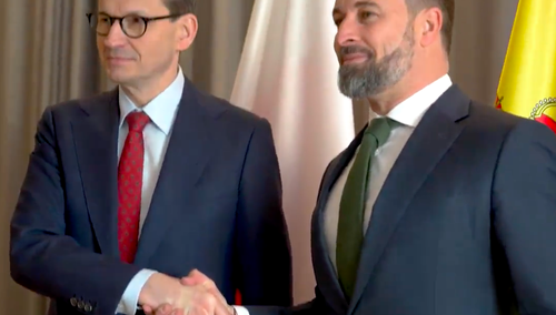 Kongres w Madrycie. Szef Vox zabrał głos po spotkaniu z Mateuszem Morawieckim