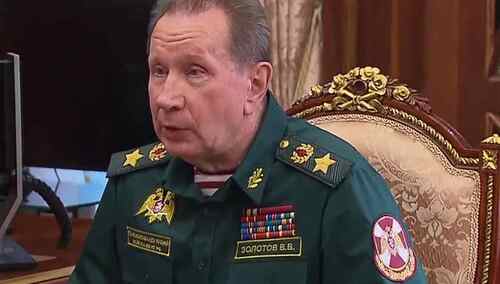 Władimir Putin i Wiktor Zołotow 