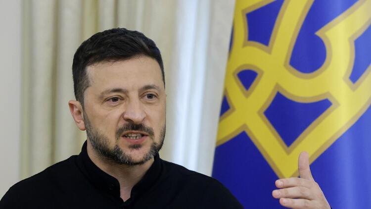 Prezydent Ukrainy Wołodymyr Zełenski