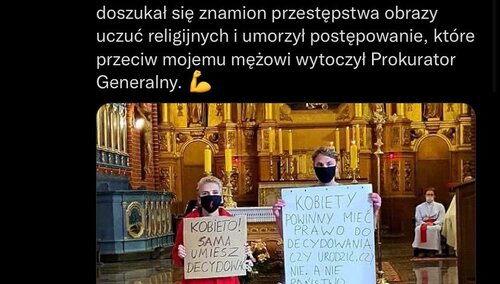 Od lewej: Joanna Schuering-Wielgus, Piotr Wielgus