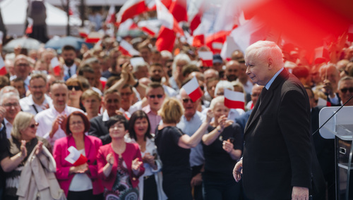 Wiec PiS-u w Bogatyni