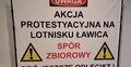 Akcja protestacyjna pracowników Portu Lotniczego Poznań-Ławica