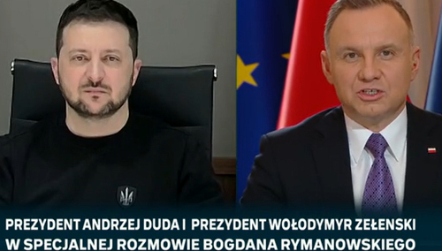 Wołodymyr Zełenski, Andrzej Duda