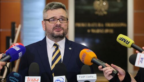 Konferencja prasowa prok. P.Skiby w związku z aresztowaniem Łukasza Ż.