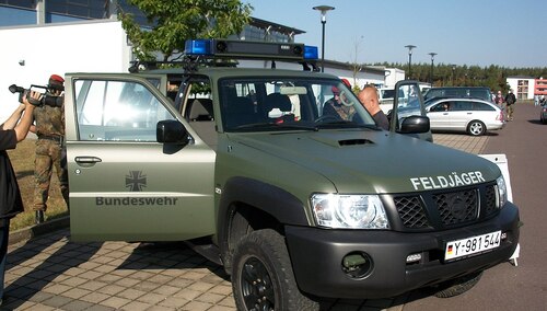 Samochód Bundeswehry. Ilustracja poglądowa