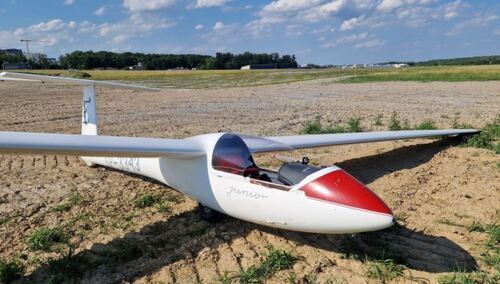 Wypadek szybowca na lotnisku Muchowiec