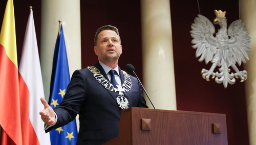 Prezydent Warszawy Rafał Trzaskowski