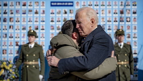 Joe Biden i Wolodymyr Zelenski