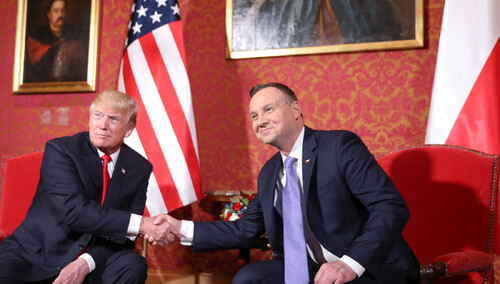 Donald Trump i Andrzej Duda