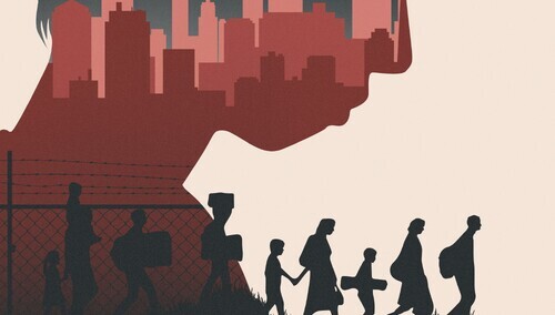 Migranci. Ilustracja poglądowa