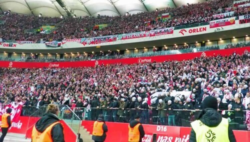Kibice podczas meczu Polska – Holandia