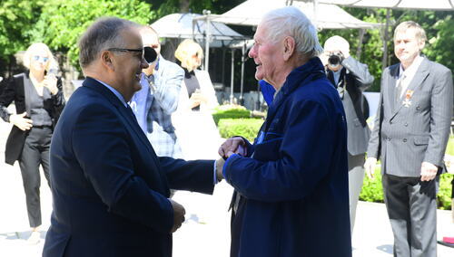 Minister Andrzej Dera i Tomasz Gutry