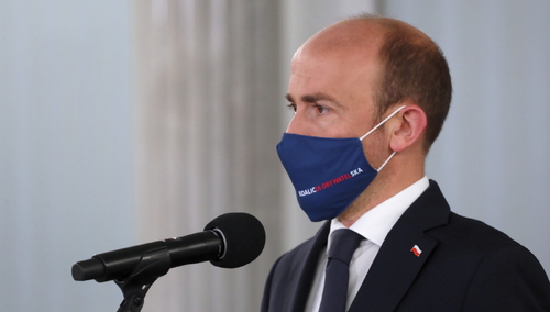 Budka zapytany o katastrofalny wynik KO w ostatnim sondażu. „KO ma własne badania, korzystniejsze”