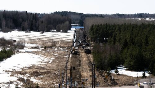 prace na granicy fińsko-rosyjskiej