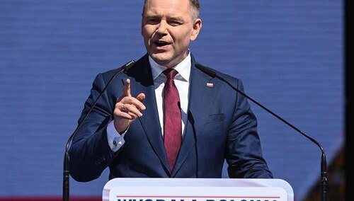 Prezydent elekt Karol Nawrocki w Pułtusku
