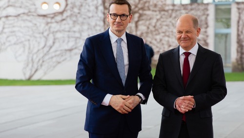 "Potrzebujemy czołgów w miejsce tych, które przekazaliśmy Ukrainie". Morawiecki zabiera głos po spotkaniu z Scholzem