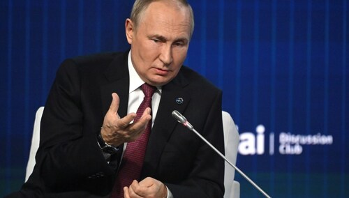 Władimir Putin na Klubie Wałdajskim