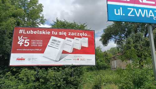 Kampania billboardowa "Lubelskie - tu się zaczęło"
