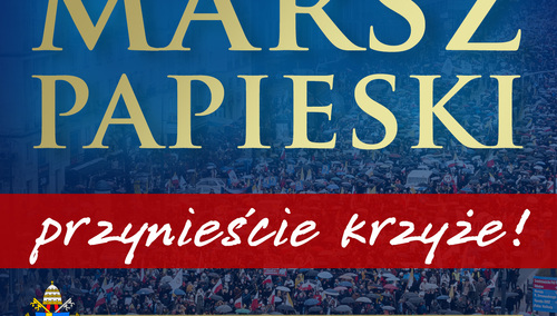 plakat Narodowego Marszu Papieskiego