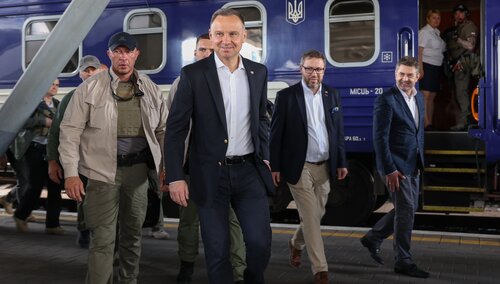 Andrzej Duda w Kijowie