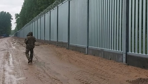 Zapora na granicy z Polską 