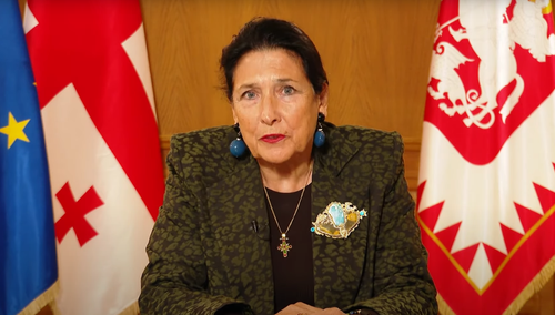 Prezydent Gruzji Salome Zurabiszwili 