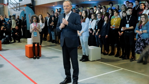 Przewodniczący PO Donald Tusk