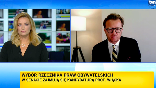 Wiącek nie spodobał się „Wolnym Sądom”? „Powinien być dobermanem, będzie łagodnym barankiem” [WIDEO]