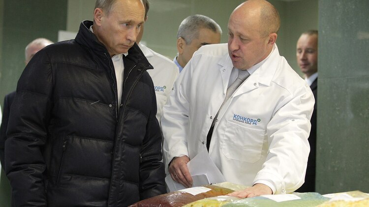 Władimir Putin i Jewgienij Prigożyn
